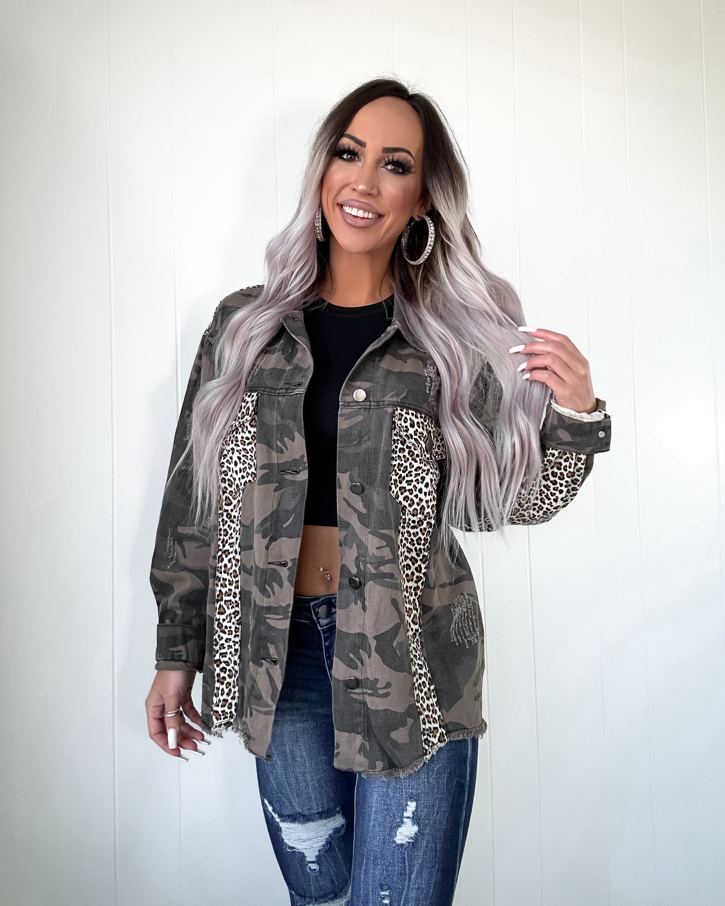 DOORBUSTER Camo Leopard Jacket