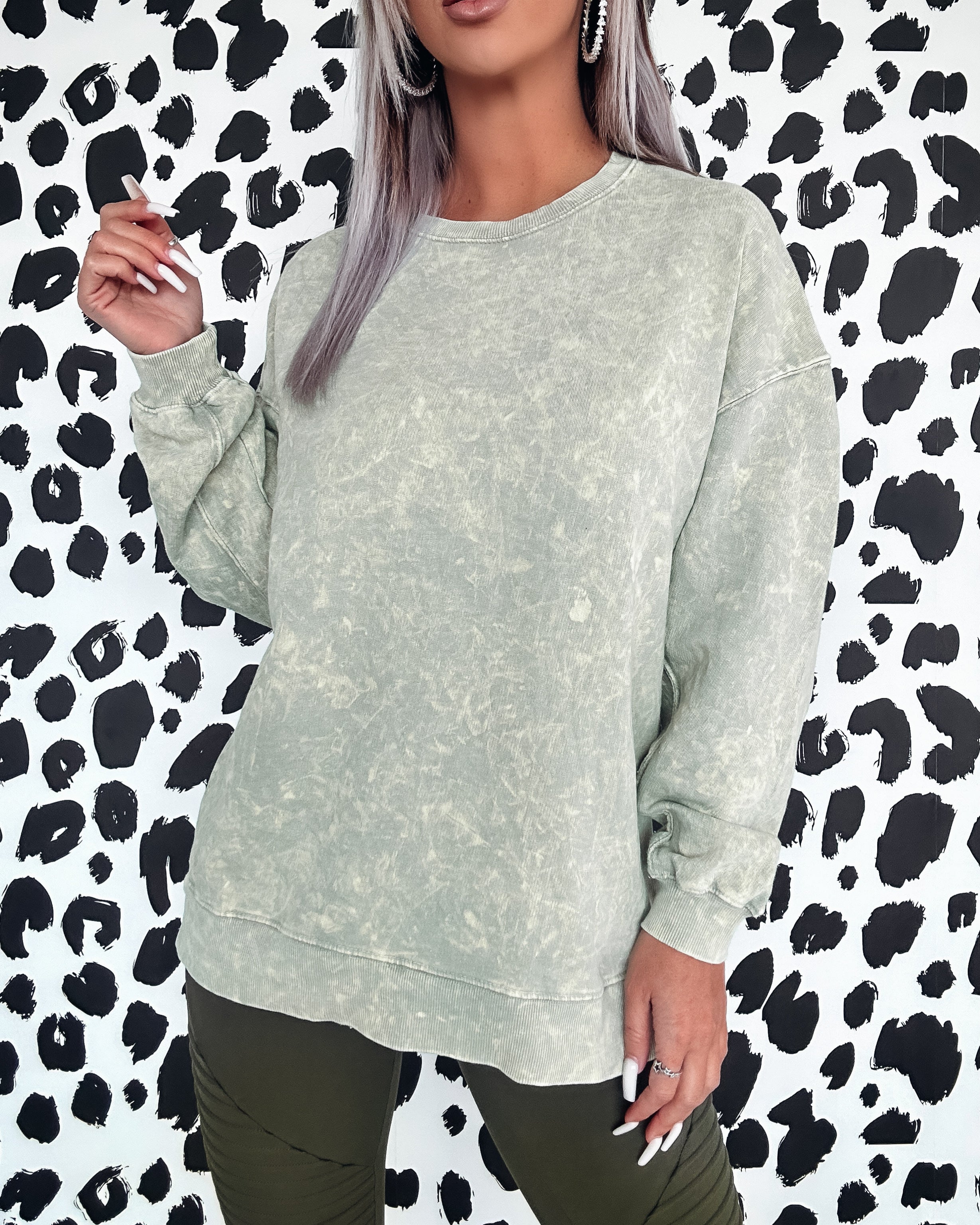 Missguided grey best sale tie dye sweatshirt