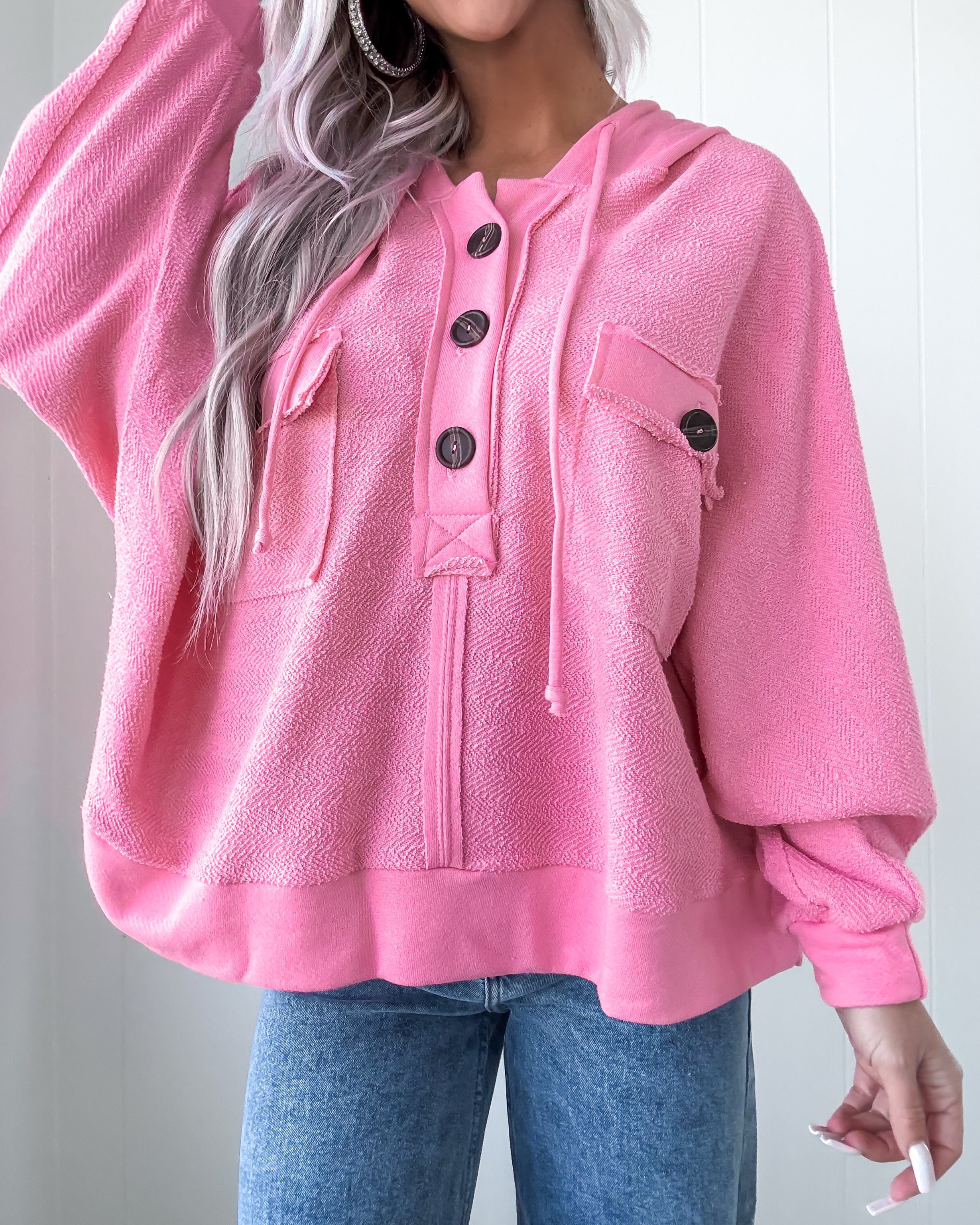 Sweetheart Bloom Hoodie - Bubblegum