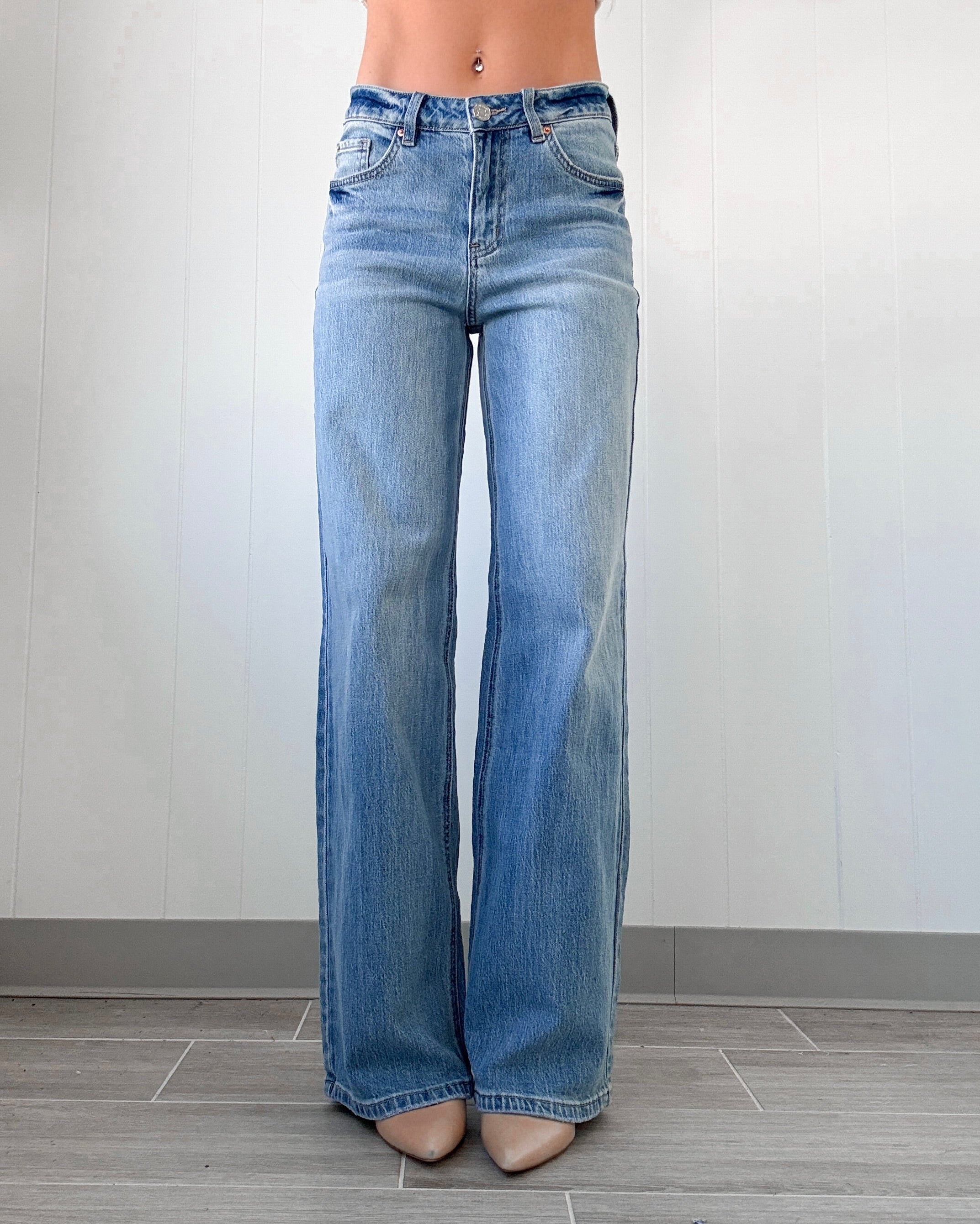 Bella High Rise Wide Leg Jeans