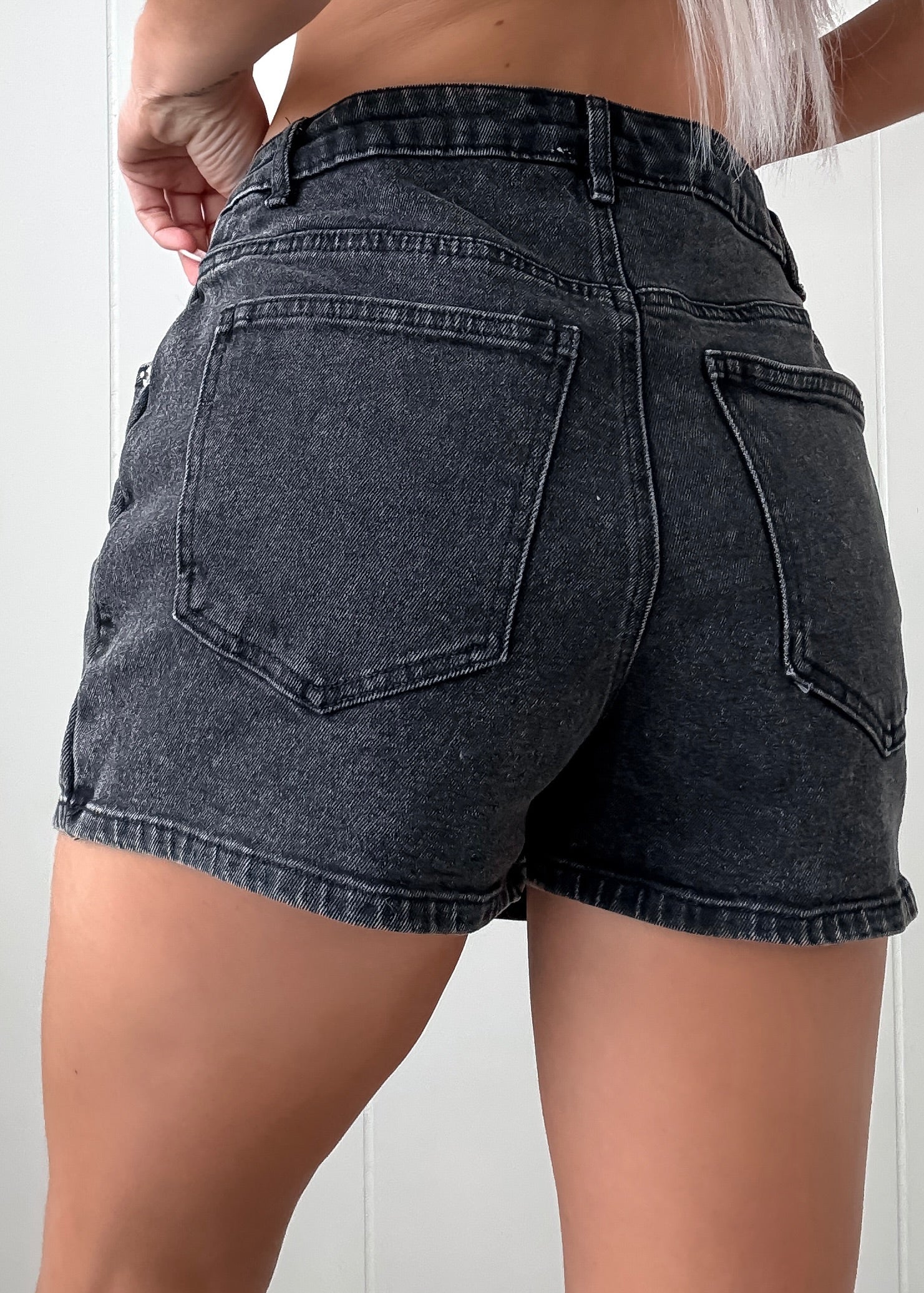 Nomad Luxe Denim Skort - Black